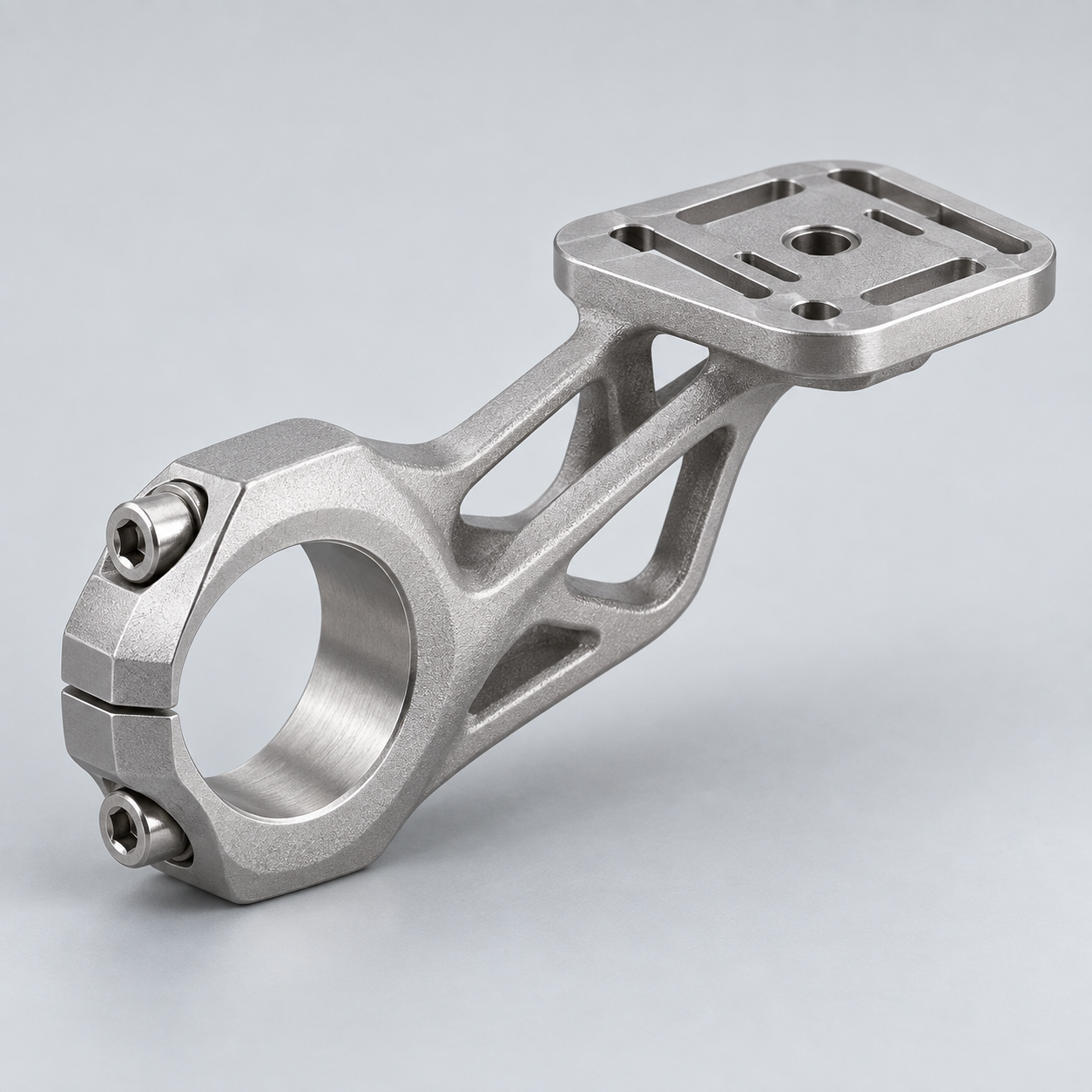 Custom Motorcycle Accessory Mount Prototypes — concept illustration